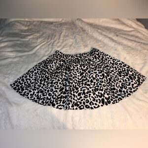 Zebra print skirt large